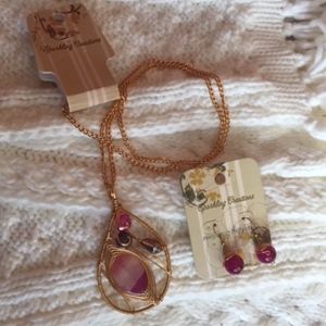 Sparkling Creations necklace and  earrings